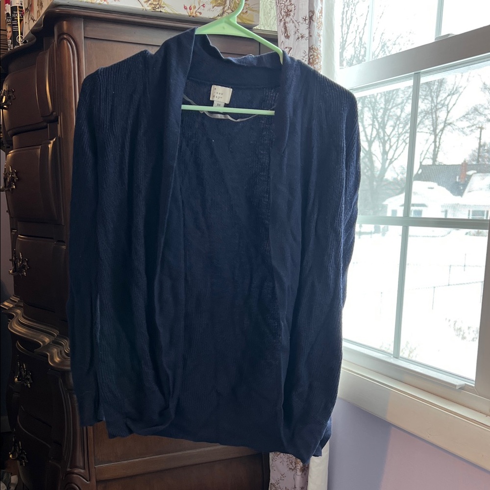 a new day Women's Navy Cardigan Sweater